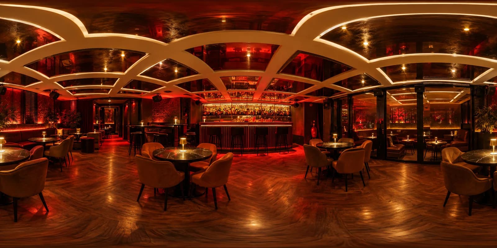 Ambiance lounge tamisée du Mila Supper Club Casablanca